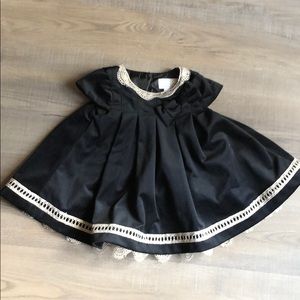 Velvet holiday/special occasion dress for toddler